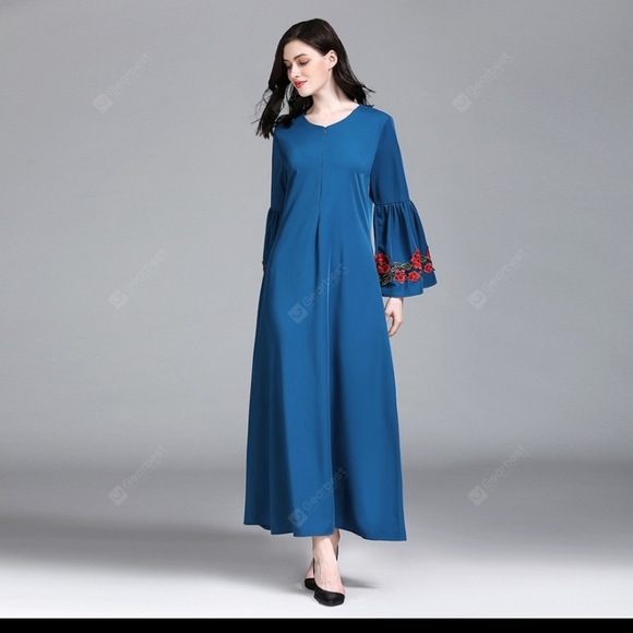 NEW J. Crew ALine Dress Ballon Sleeves Summer Ankle Castlecore Limited Edition - Picture 3 of 16